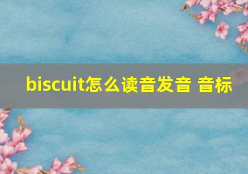 biscuit怎么读音发音 音标